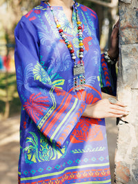 Purple Cambric Kurti - ALP-LK-2275