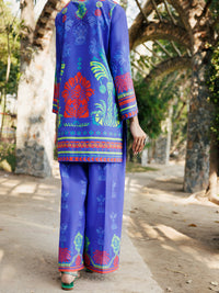 Purple Cambric Kurti - ALP-LK-2275