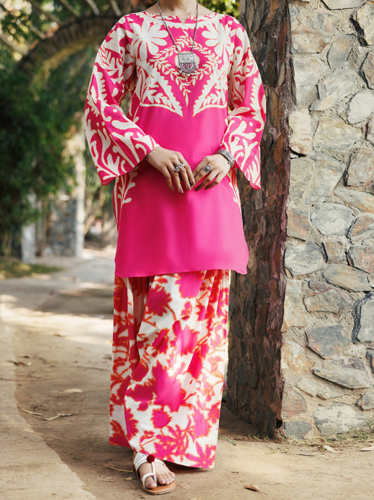 Pink Lawn Women Kurti - ALP-LK-2279