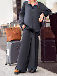 Black Silk 2Pc Stitched - ALP-2PS-LKS-1702