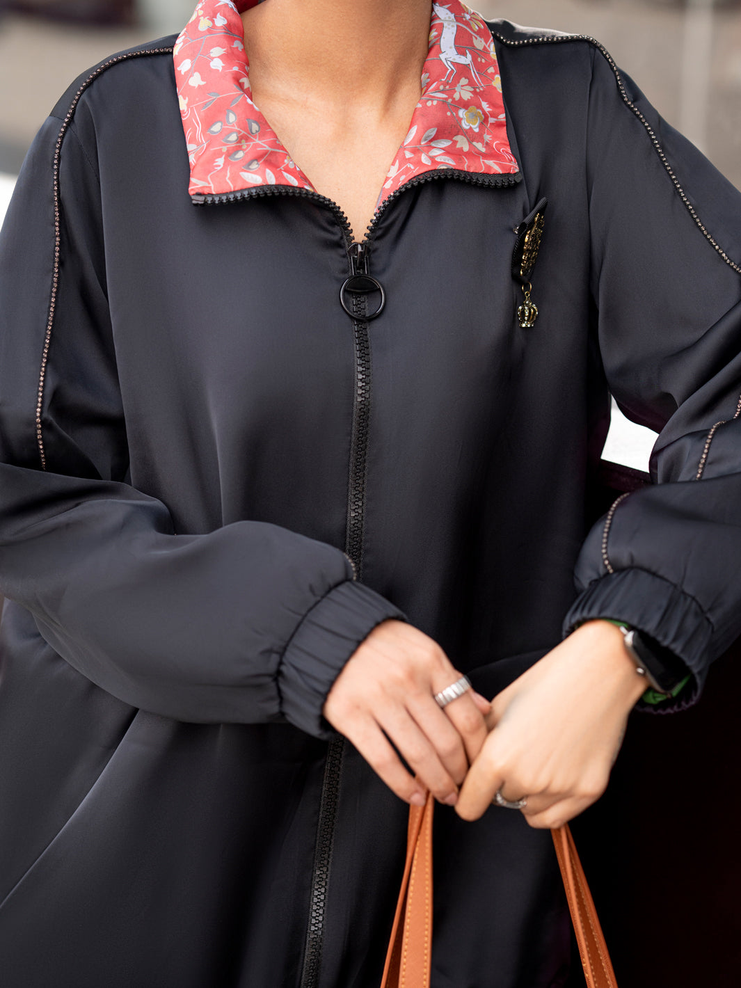 Black Silk 2Pc Stitched - ALP-2PS-LKS-1702