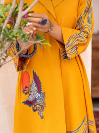Mustard Cambric 2Pc Stitched - ALP-2PS-LKS-1707