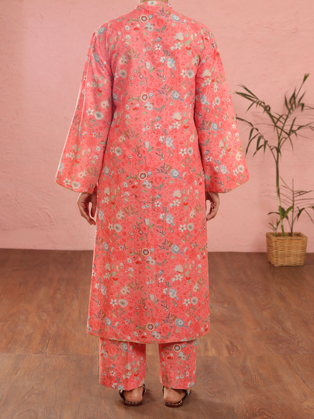 Pink Cambric 2 Piece Unstitched - ALP-2PS-1963 - Almirah Online