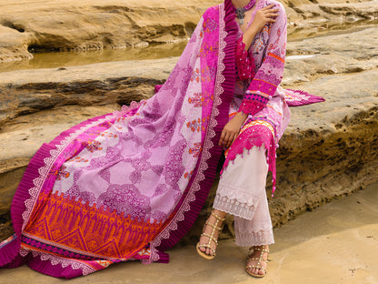 Purple Lawn 2 Piece Unstitched - ALP-2PS-SLKD-UN-2258
