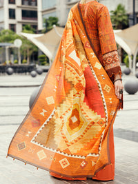 Mustard Lawn 2Pc Unstitched - ALP-2PS-SLKD-UN-2267