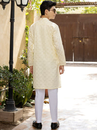 Lemon Yellow Cotton Kurta - ALT-K-025B