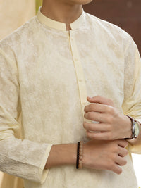 Lemon Yellow Cotton Kurta - ALT-K-025B
