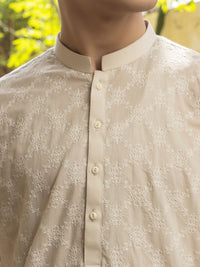 Fawn Cotton Kurta - ALT-K-025C