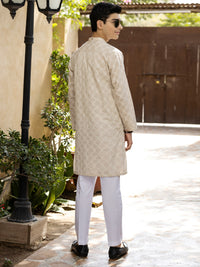 Fawn Cotton Kurta - ALT-K-025C