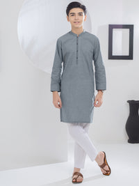 Grey Blended Kurta - ALT-K-045