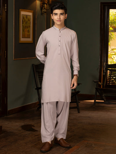 Light Purple Blended Kameez Shalwar - ALT-KS-070