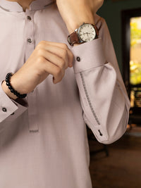 Light Purple Blended Kameez Shalwar - ALT-KS-070