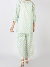 White Lawn 2 Piece Stitched Nightwear - ALT-LKS-NW-1001