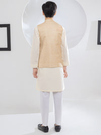 Beige Blended Boy Waistcoat - ALT-WC-009