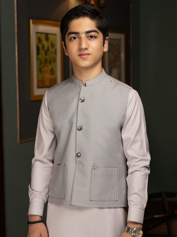 Grey Blended Waistcoat - ALT-WC-018