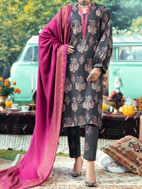 Dark Grey Khaddar 2Pc Stitched - AWP-2PS-LKS-620