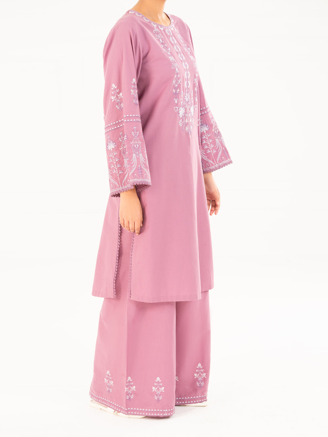 Lilac Cambric Kurti - AWP-LK-849