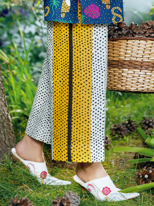 Off White Khaddar Trousers - AWP-T-610