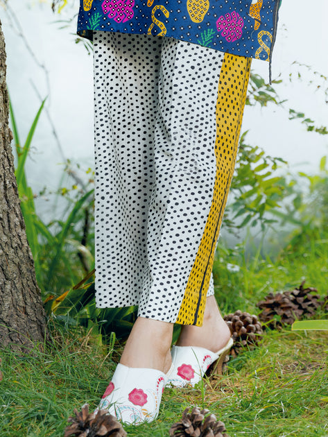 Off White Khaddar Trousers - AWP-T-610 – Almirah