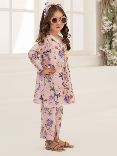 Light Purple Lawn 2 Piece Stitched - ALGR-2PS-LKS-1002