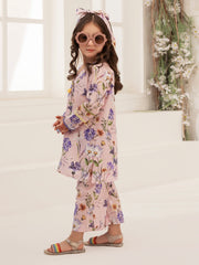 Light Purple Lawn 2 Piece Stitched - ALGR-2PS-LKS-1002