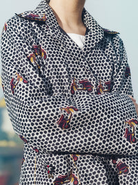 Black & White Yarn-Dyed Girls Jacket - ALT-JT-1003