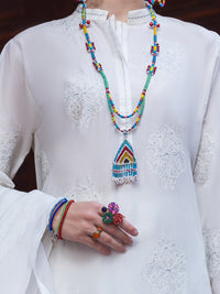 White Lawn Kurti - ALP-LK-1839
