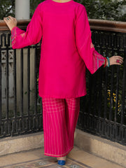 Pink Raw Silk 2 Piece Stitched - ALT-2PS-LKS-1137