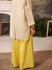 Off White Cotton Dobby 2 Piece Stitched - ALT-2PS-LKS-1158