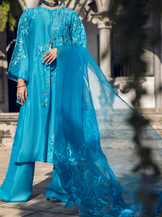 Ferozi Raw Silk 3Pc Formal Stitched - AL-3PS-LS-402