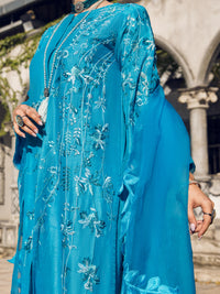 Ferozi Raw Silk 3Pc Formal Stitched - AL-3PS-LS-402