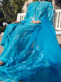 Ferozi Raw Silk 3Pc Formal Stitched - AL-3PS-LS-402