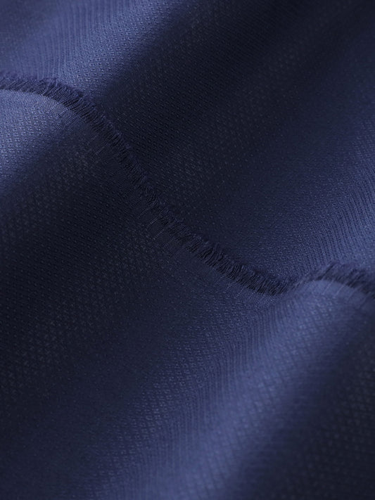Blue Blended Unstitched Fabric - AL-UN-NZM-6240