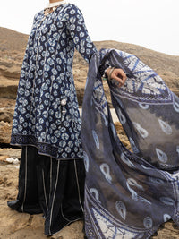 Blue Lawn 2 Piece Unstitched - ALP-2PS-SLKD-2251
