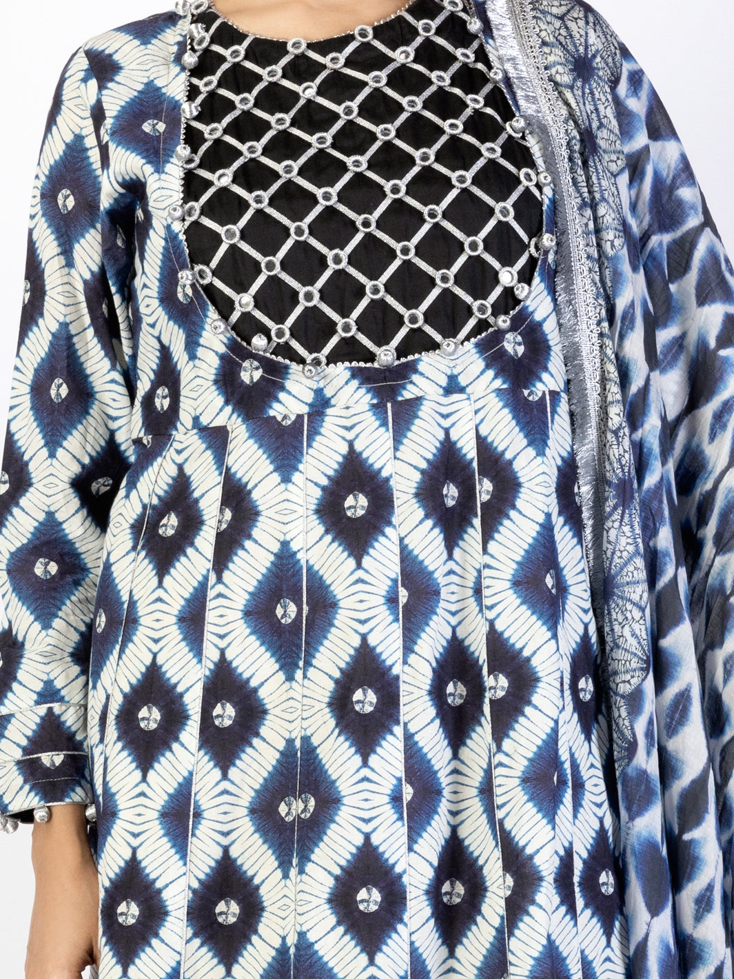 Blue Lawn 2 Piece Unstitched - ALP-2PS-SLKD-2253