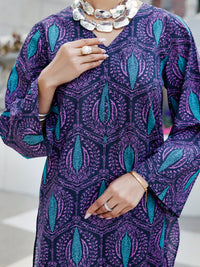 Black Lawn Co-ord Set - ALP-2PS-SLKS-2231