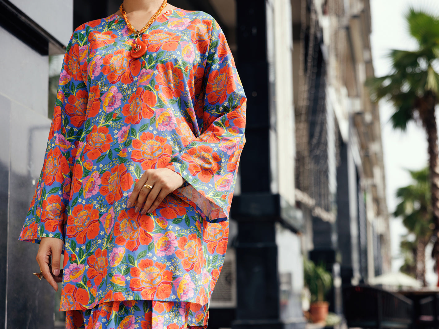 Multi Color Lawn 2Pc Stitched - ALP-2PS-SLKS-2237