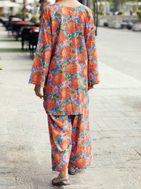 Multi Color Lawn 2Pc Stitched - ALP-2PS-SLKS-2237