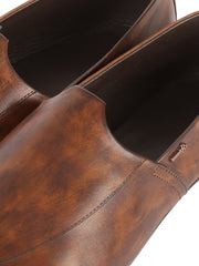 Brown Leather Slip-On - AL-MSHO-003-R1-21
