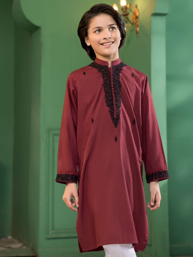 Maroon Boy Kurta - ALT-K-007