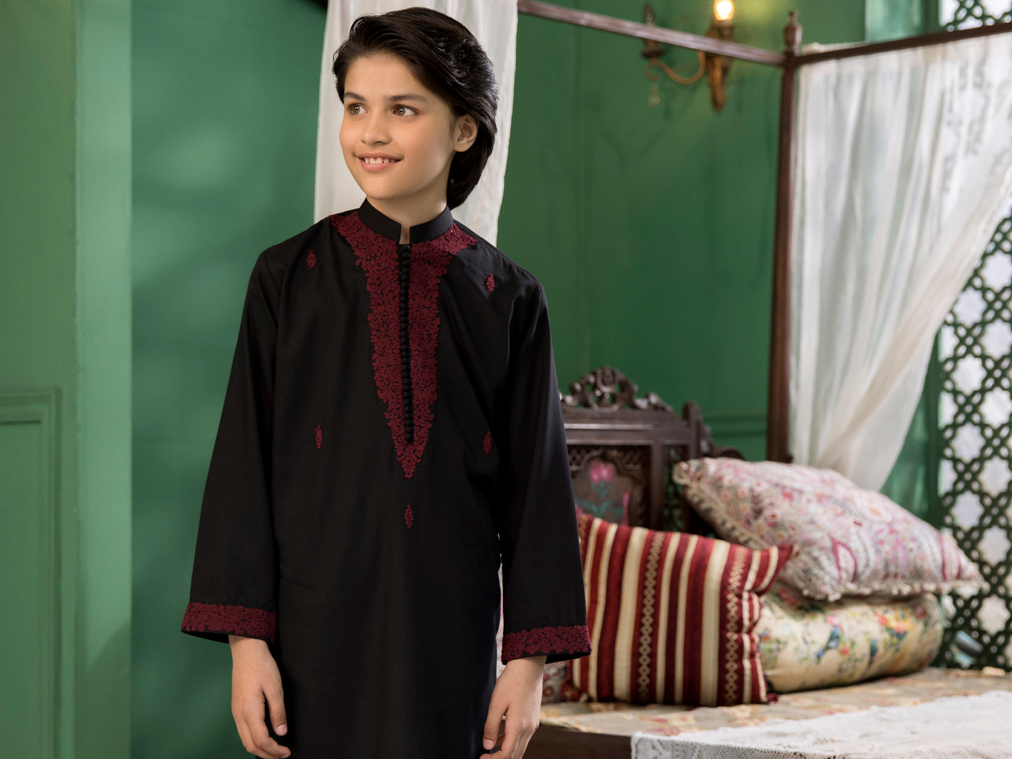 Black Boy Kurta - ALT-K-008