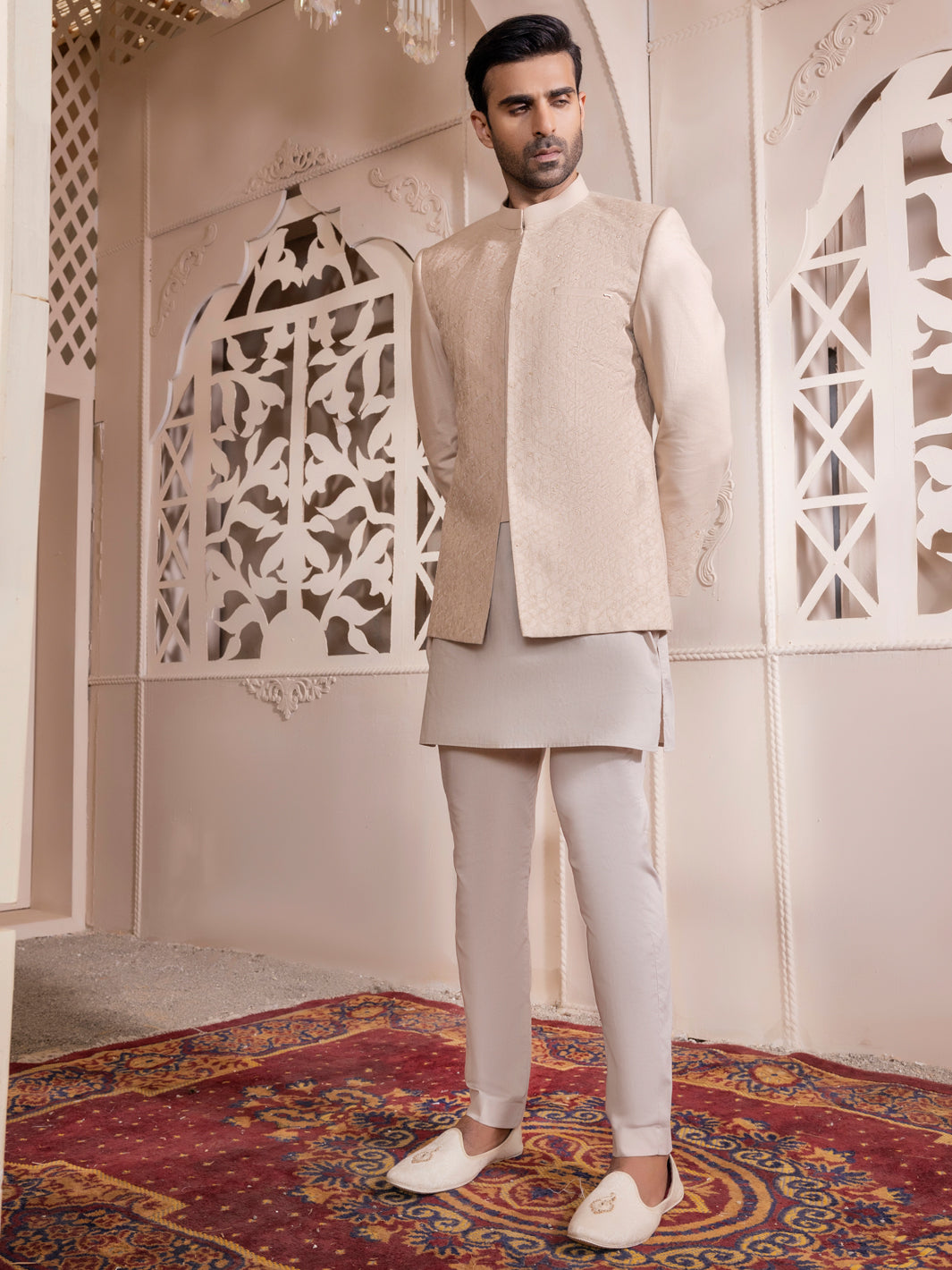 Beige Prince Coat - AL-PCS-031
