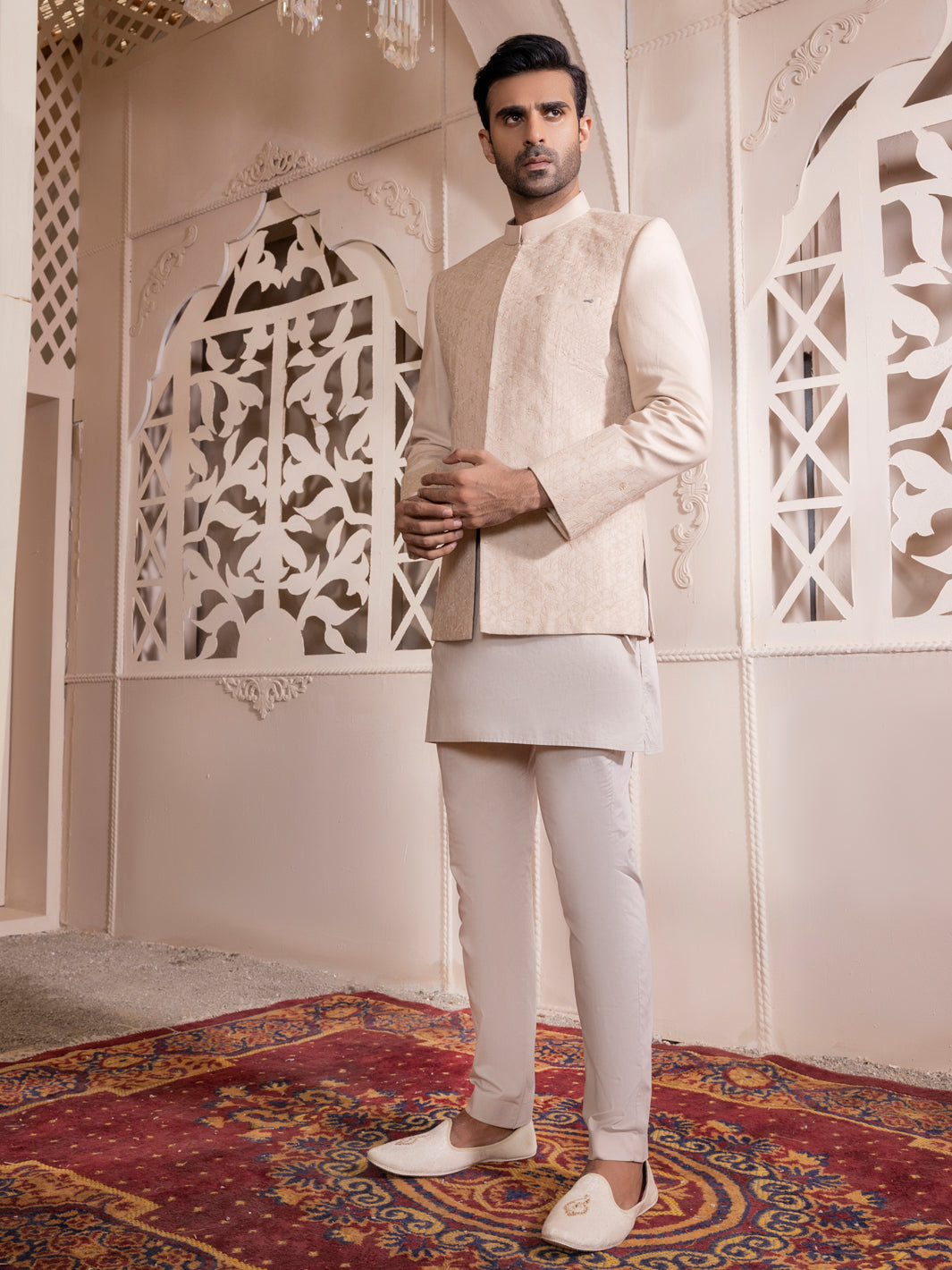 Beige Prince Coat - AL-PCS-031