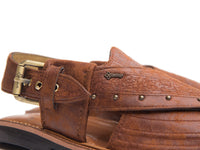 Brown Peshawari Chappal - AL-MFW-EFB-075