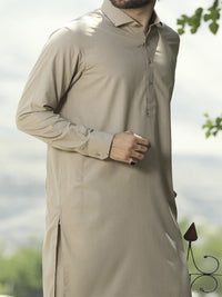Grey Kameez Shalwar - ALWA-KS-088