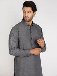 Grey Kameez Shalwar - ALWA-KS-263