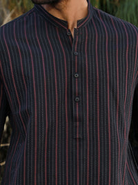 Black Kurta - AL-K-1003