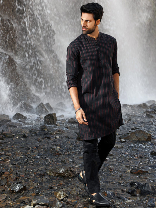 Black Kurta - AL-K-1003
