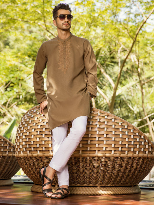 Green Kurta - AL-K-1006