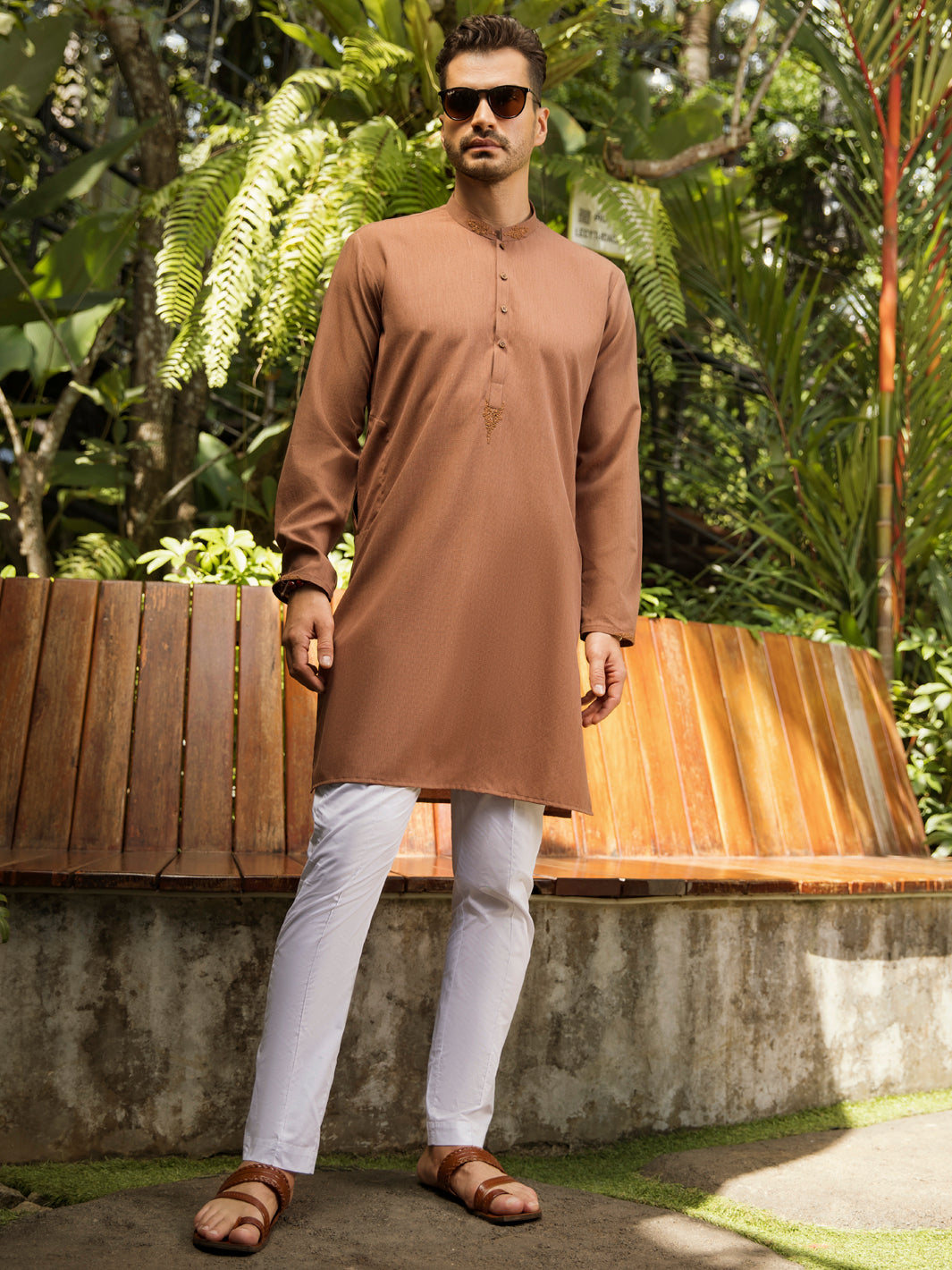 Rust Kurta - AL-K-1007